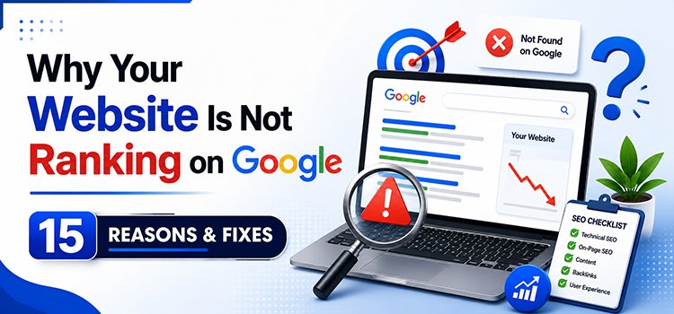 Why Your Website Is Not Ranking on Google — 15 Reasons & Fixes