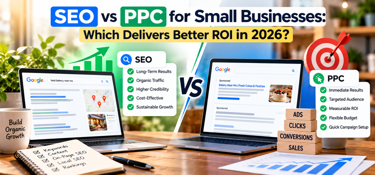 SEO vs PPC for Small Businesses: Which Delivers Better ROI in 2026?