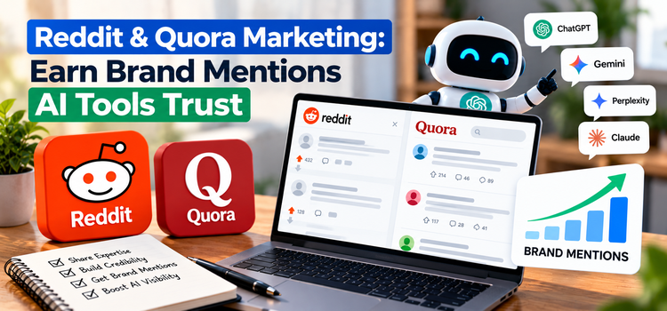 Reddit & Quora Marketing: Earn Brand Mentions AI Tools Trust